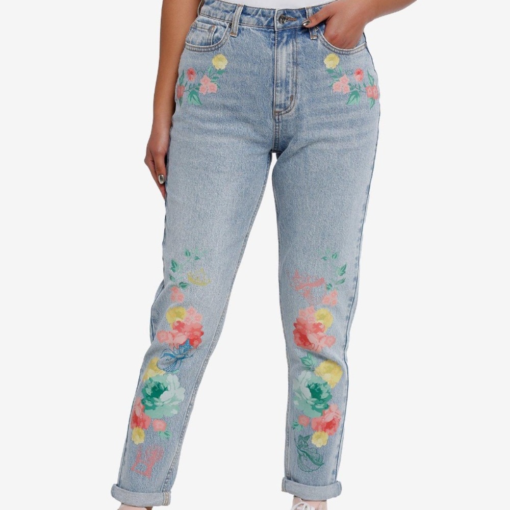 Disney Sleeping‎ Beauty Three Good Fairies Mom Jeans Hot Topic Princess
